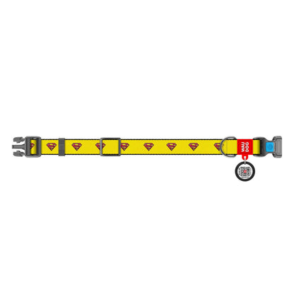 Superman - Yellow DC Comics Inspired Dog Collar