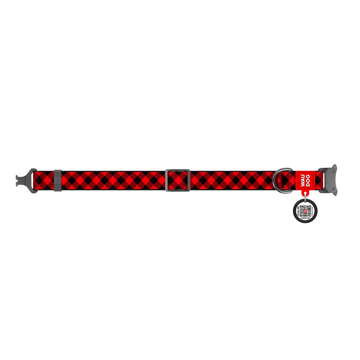 True North Tails - Red Plaid Collar