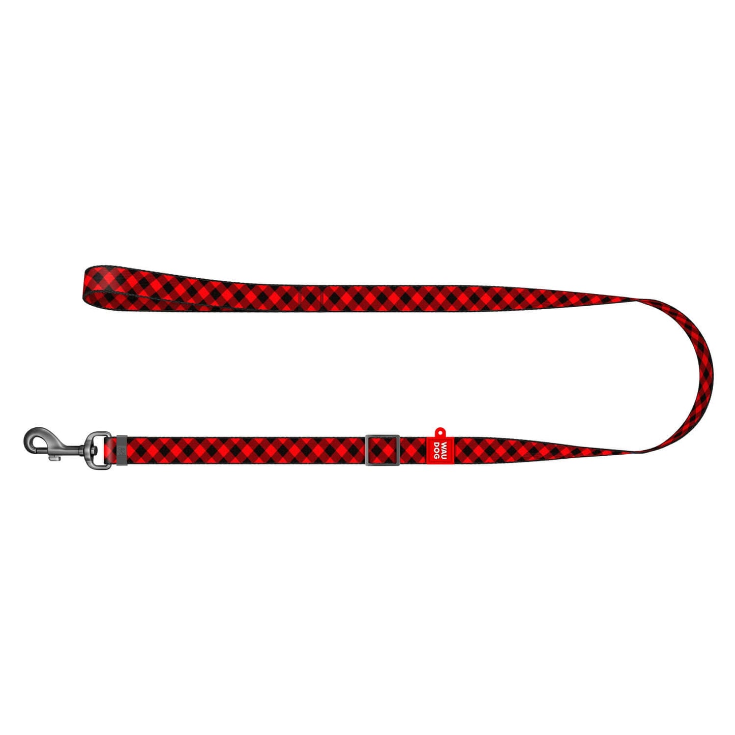 True North Tails - Red Plaid Adjustable Leash