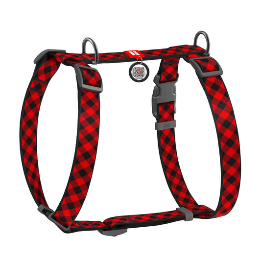 True North Tails - Red Plaid H-Harness