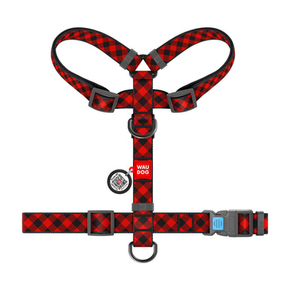 True North Tails - Red Plaid H-Harness