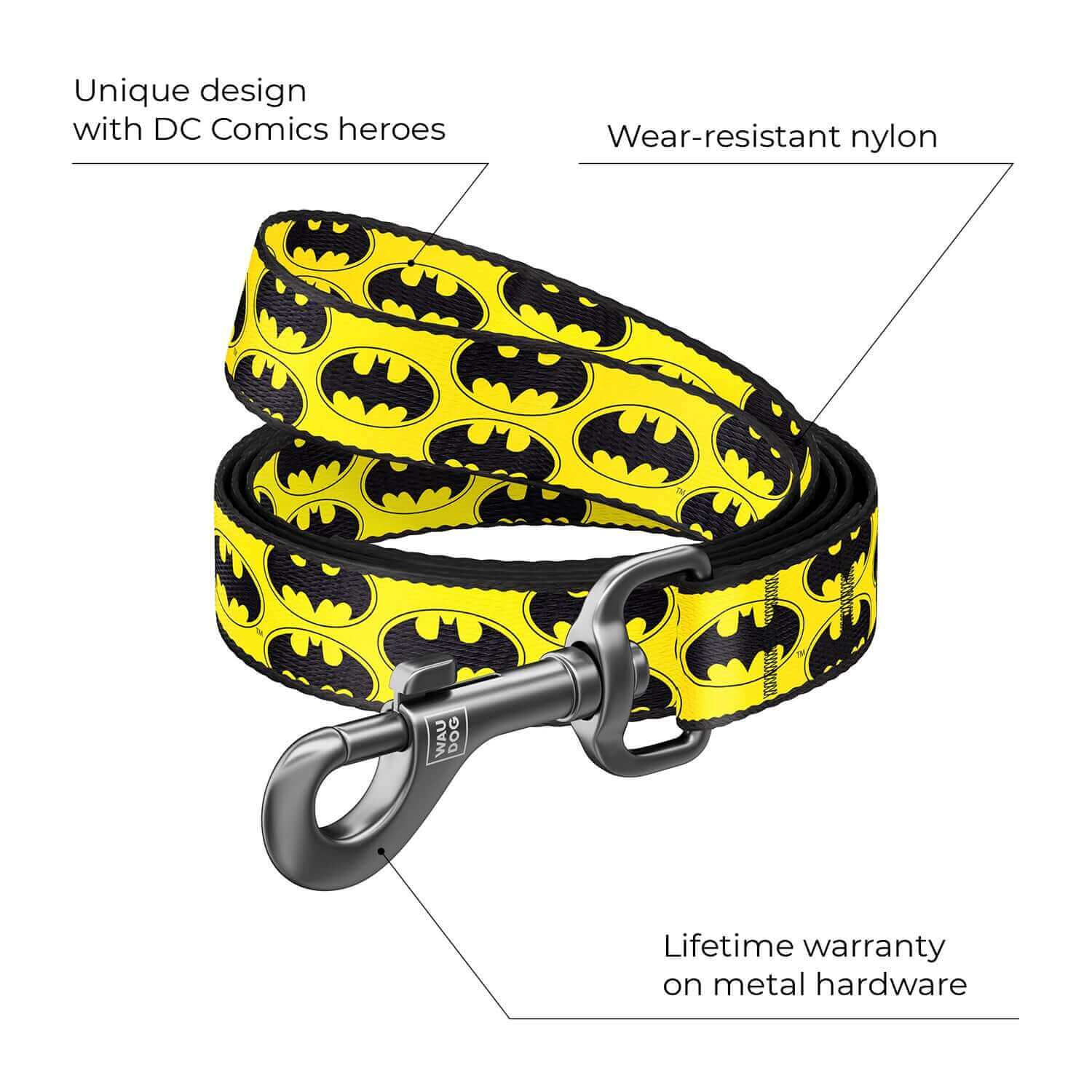 Batman - DC Comics Inspired Dog Leash - Minuapet