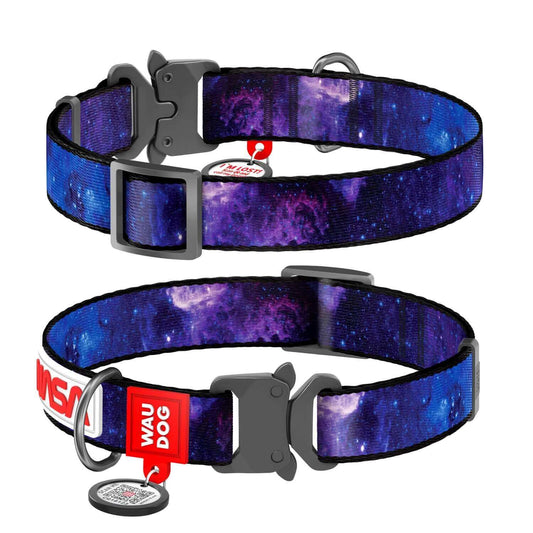 NASA - Inspired Nylon Dog Collar - Minuapet